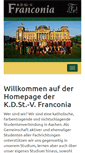 Mobile Screenshot of franconia-aachen.de